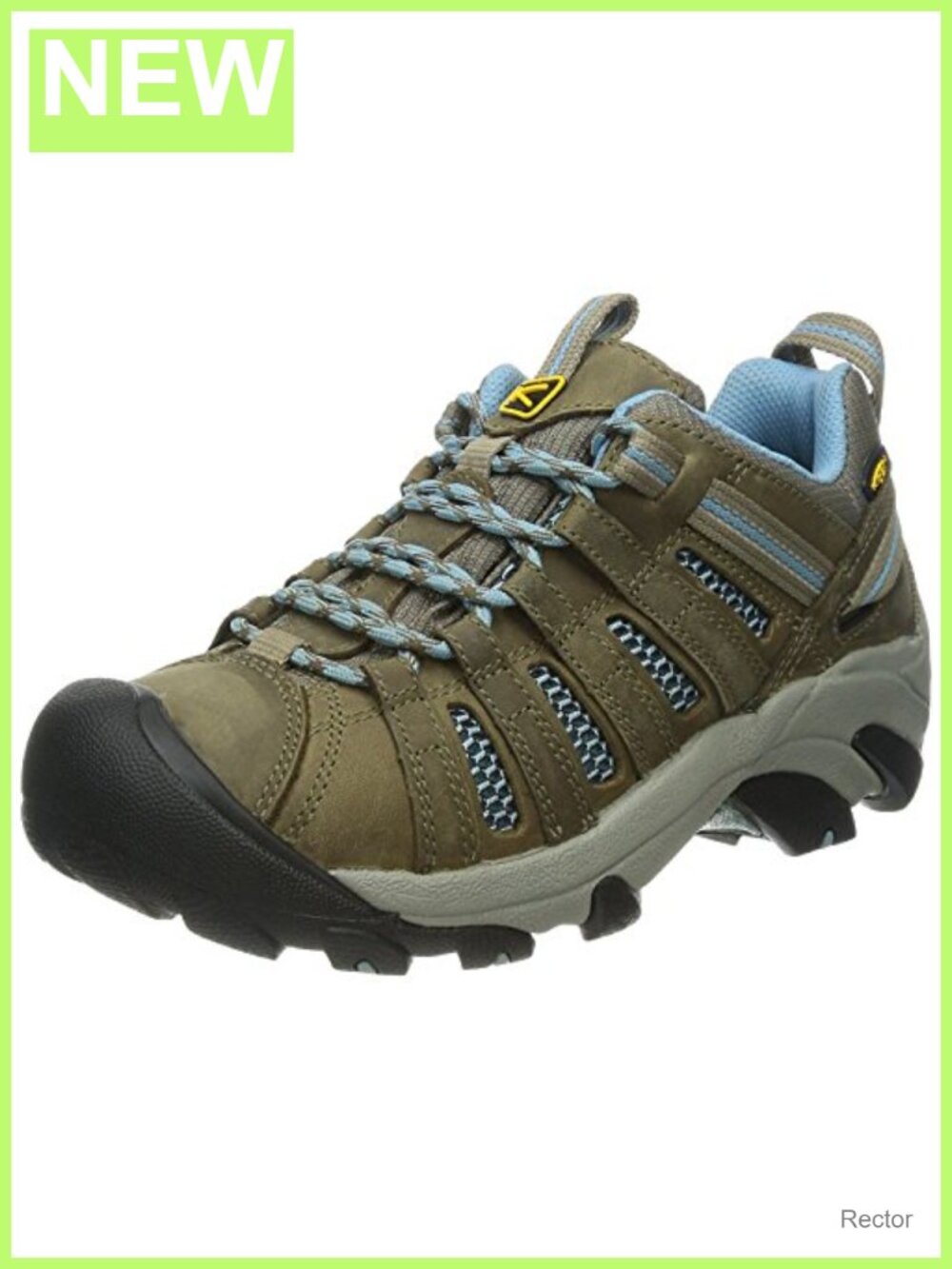 Water Resistant Leather Hiking Shoes with 4mm Lugs